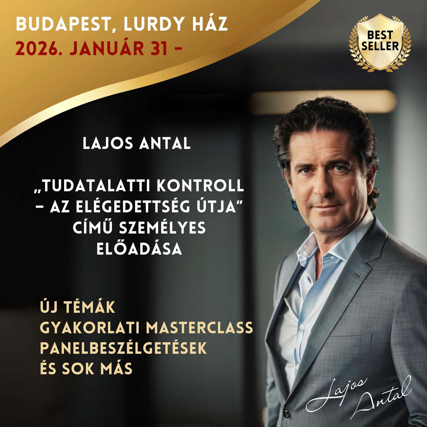 „Az elégedettség útja” – személyes előadás